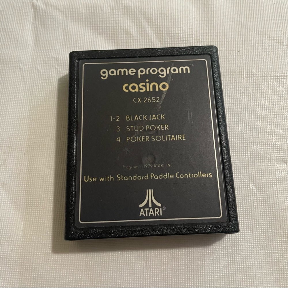 ☘️2/$20☘️ Atari 2600 game - Casino